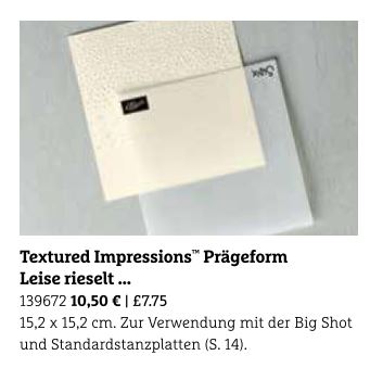 6 Prägefolder leise rieselt