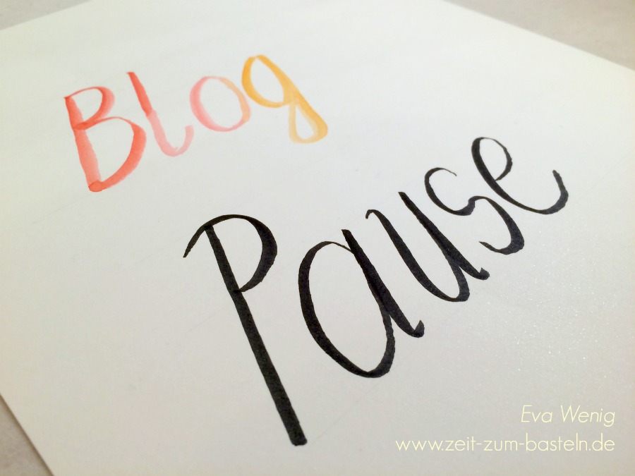 Blog-Pause