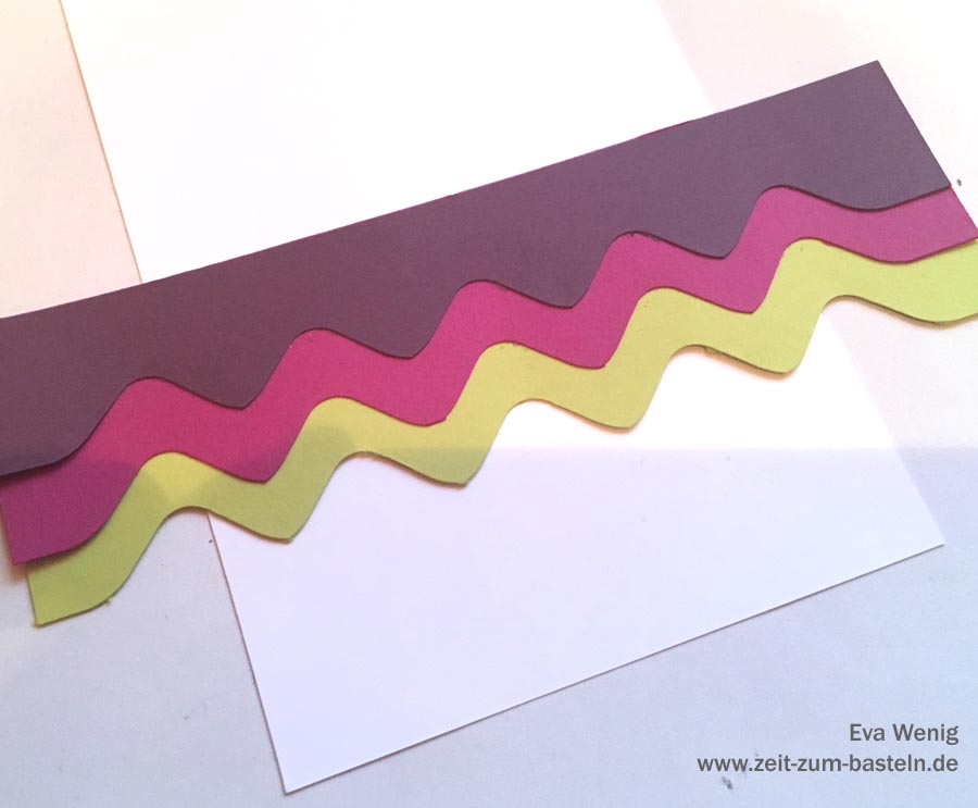 Anleitung zum Wellen-Stanzen mit dem EPB - Envelope Punch Board (Stampin Up) - www.zeit-zum-basteln.de