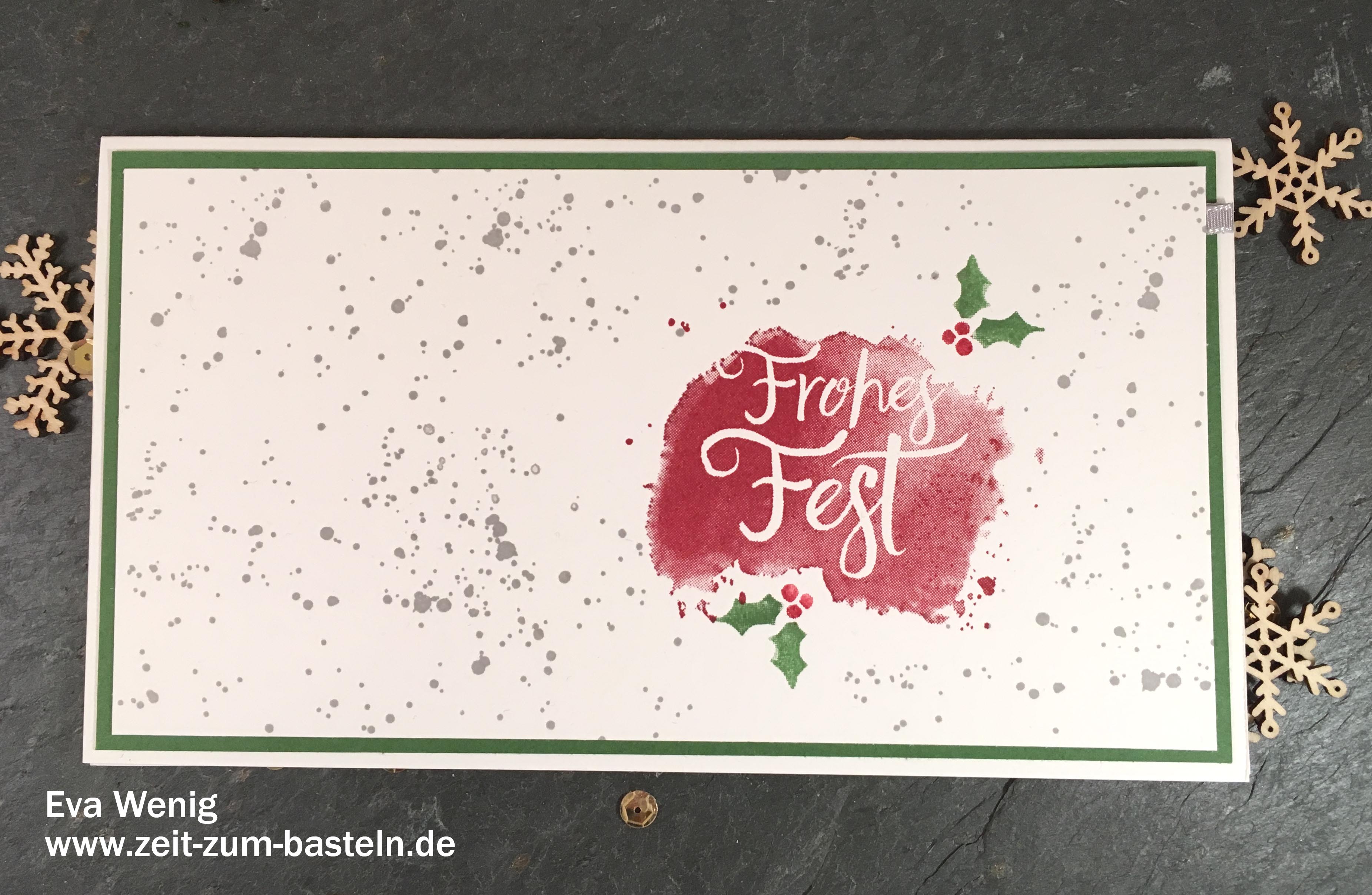 Meine Weihnachtspost 2017 - Eine schöne Tradition selbstgemachte Karten zu verschicken - www.zeit-zum-basteln.de