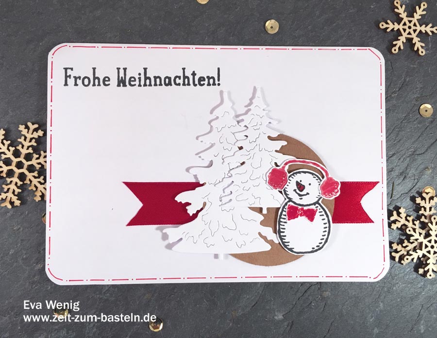 Meine Weihnachtspost 2017 - Eine schöne Tradition selbstgemachte Karten zu verschicken - www.zeit-zum-basteln.de