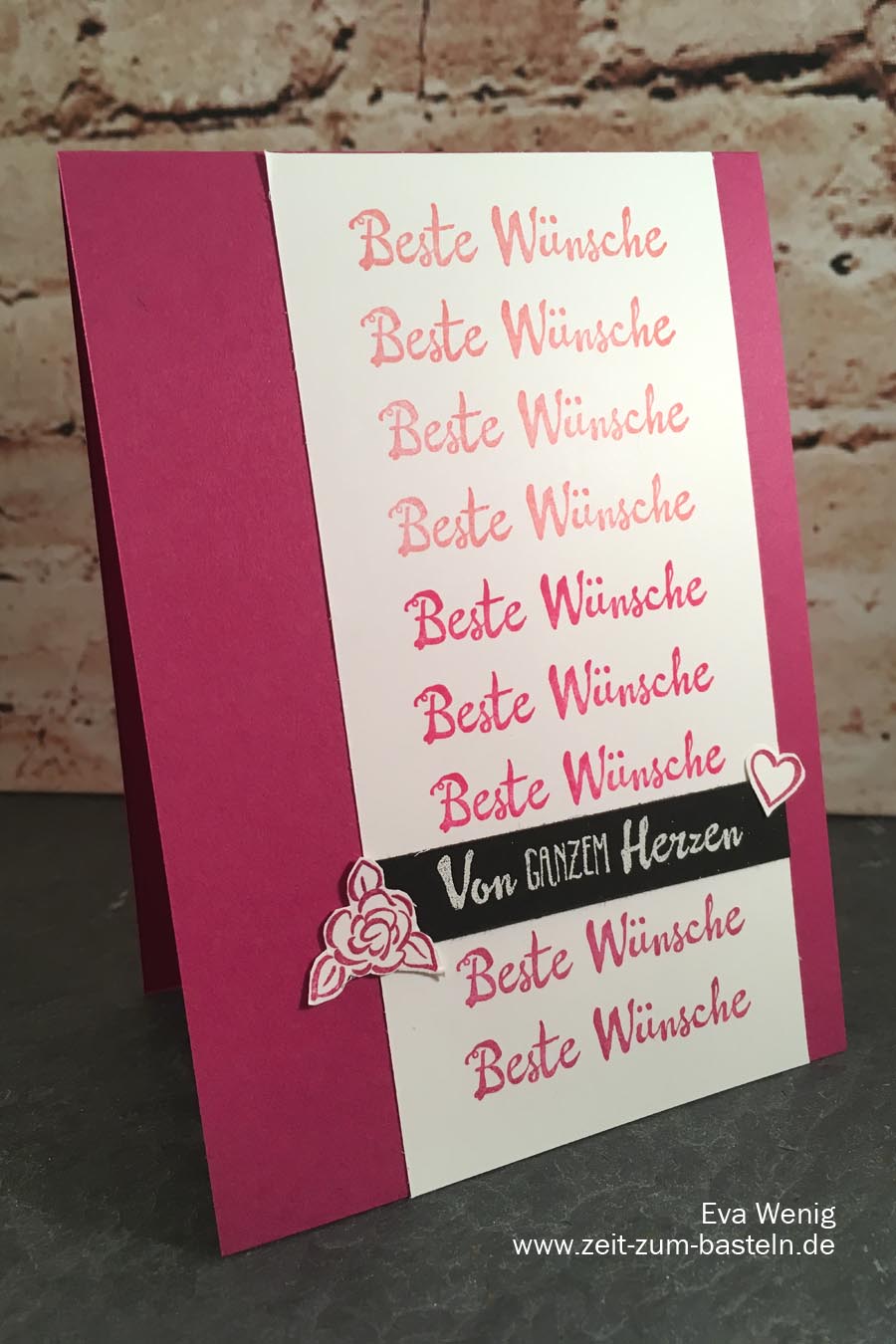 Tutorial: Wiederholungstechnik mit dem Stamparatus - Blütentraum - Stampin Up - www.zeit-zum-basteln.de