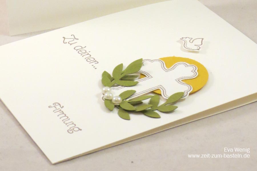 Simple Karten zur Firmung für Mädchen & Jungen - Stampin Up - www.zeit-zum-basteln.de