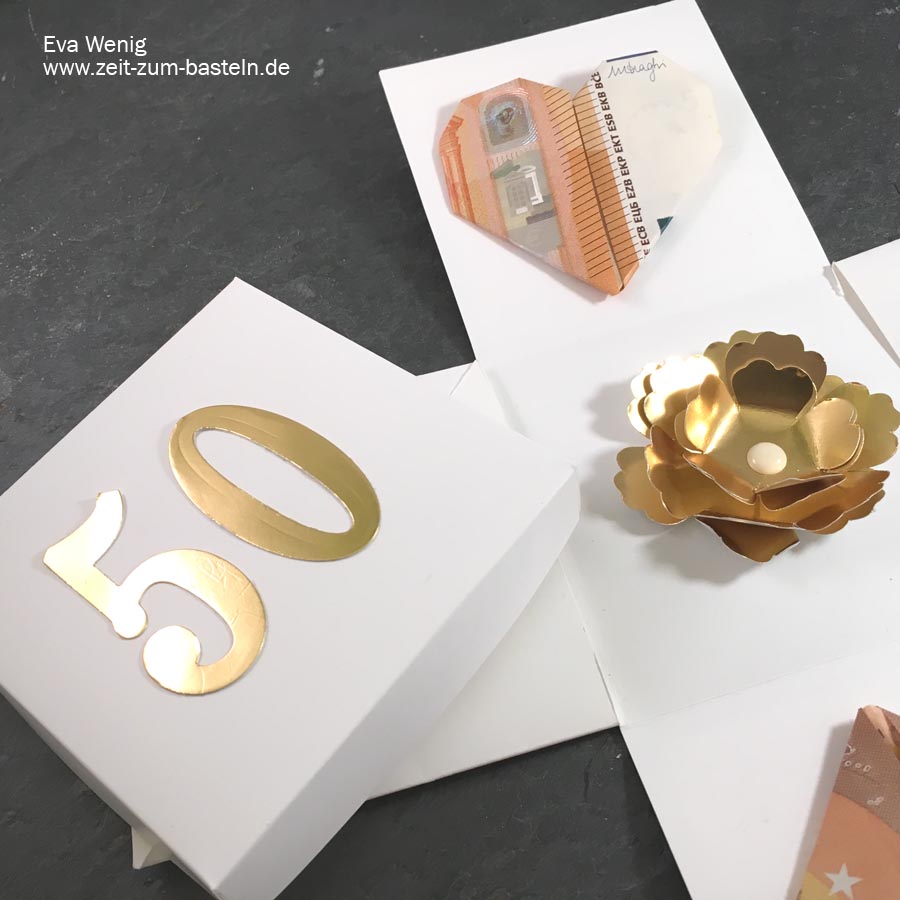 Explosionbox zur goldenen Hochzeit - Stampin Up - www.zeit-zum-basteln.de