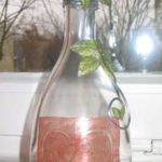 Glasvase Rosen