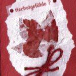 Karten aus handgeschöpftem Papier