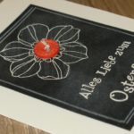 Chalkboard Osterkarte