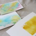 Aquarellige Karten