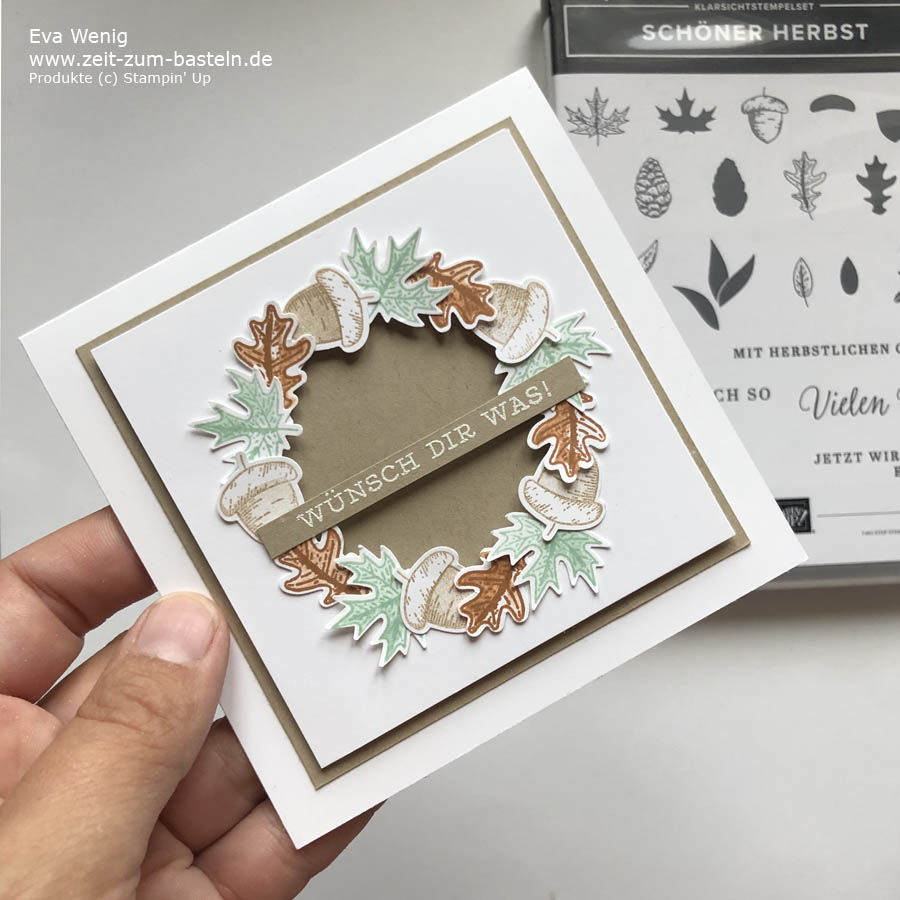 Karte mit Schöner Herbst von Stampin Up