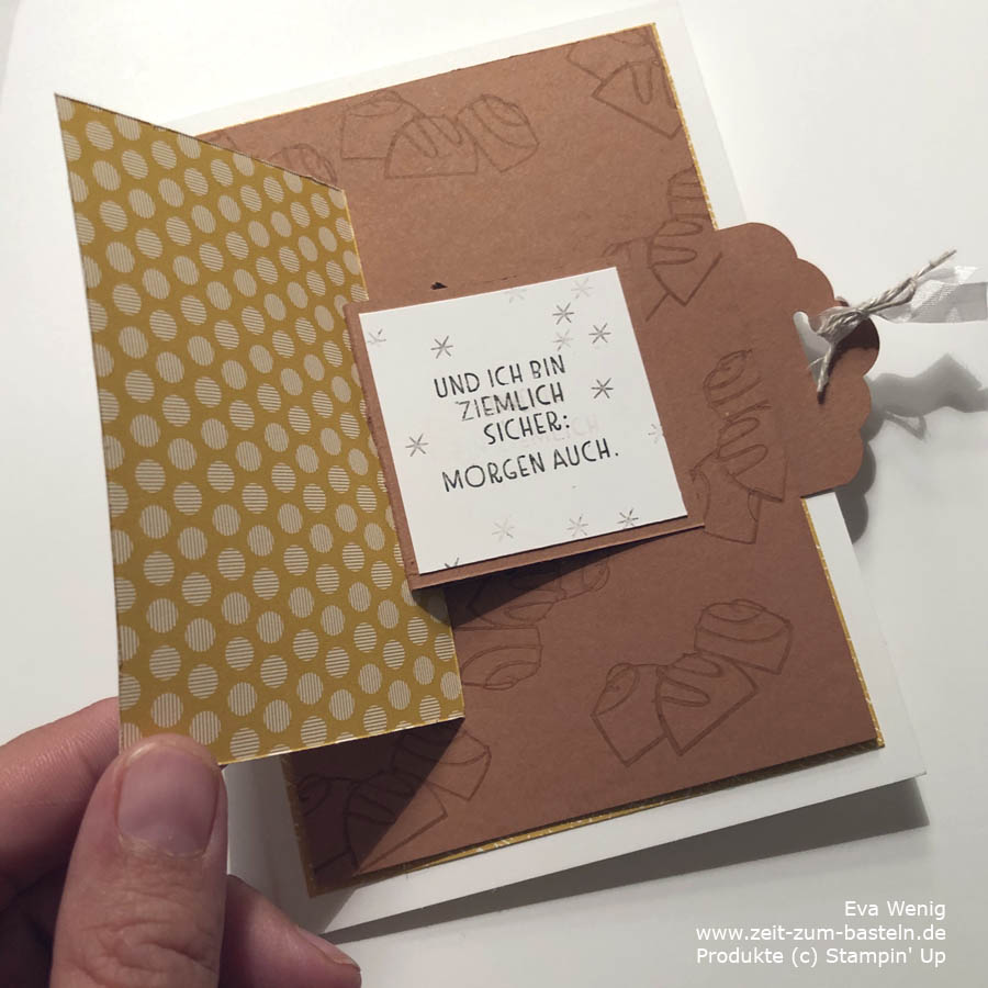 Flip Flap Karte - Nichts geht über - Stampin Up