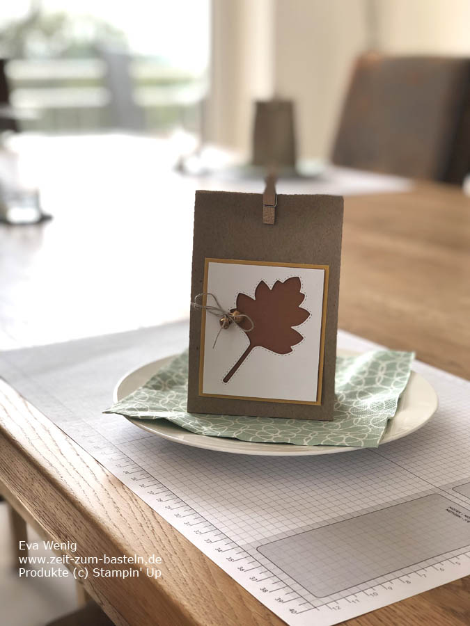 Herbstliche Tütchen mit Stampin Up