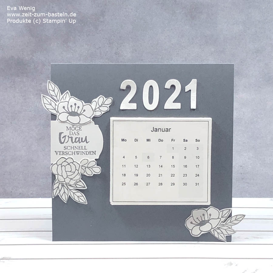 Freebie Mini-Kalender, Kalendervorlage für 2021