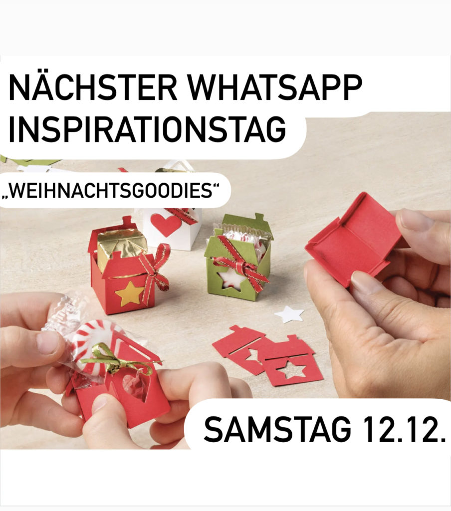 Whatsapp Inspirationstag Zeit zum Basteln