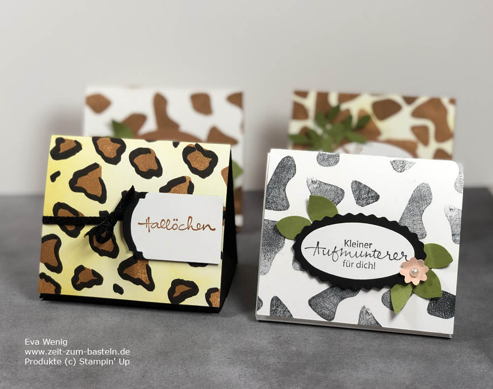 Animal prints mit Butterfly Brilliance Stampin Up