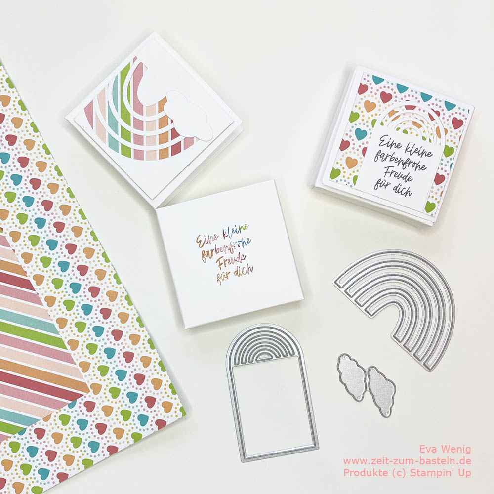 Farbenfrohe Freude & Farbenfroher Regenbogen Stampin Up